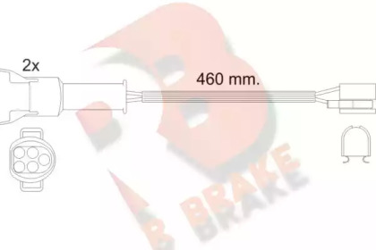 Контакт R BRAKE 610456RB